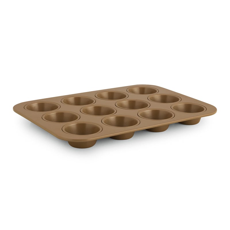 Calphalon Simply Calphalon Nonstick Bakeware, Cupcake/Muffin Pan, 12-cup - Image 1